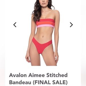 PQ SWIM Avalon Aimee Stitched Bandeau